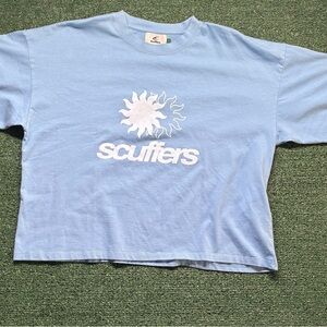 Scuffers Men's Light Blue Graphic Jersey